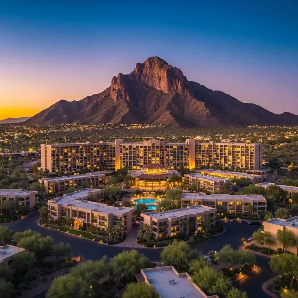 A luxury Scottsdale resort at the base of Camelback Mountain